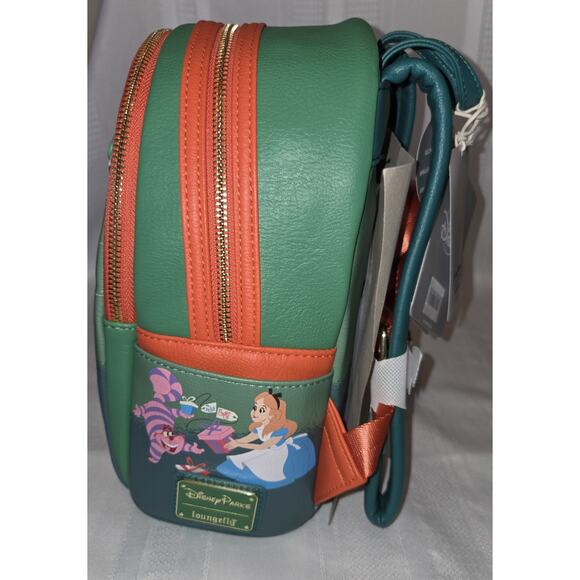 Disney Loungefly Backpack Christmas NWT Tinker Stitch GLOW IN DARK Peter Mickey - Picture 5 of 16